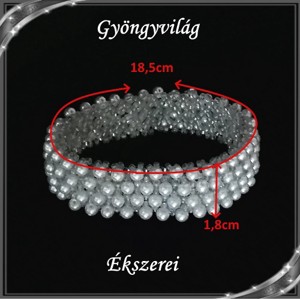  Brățară Capriccho cu 4 rânduri cu boluri dantelate SKCA-T4-1 -  - Artynos.ro