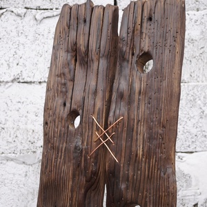 Suport de vinuri rustic /  Lemn vechi restaurat /  Design unic / Raft pentru vin - casă & stil de viață - accesorii pentru echipamente de bucătărie - accesorii de servire - raft pentru vin - Artynos.ro