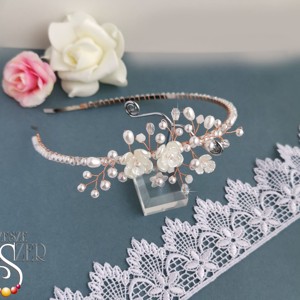 Boboci de flori - accesorii nuntă - ornamente de păr de nuntă - ornamente de păr mireasă - Artynos.ro