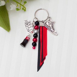 Breloc, ornament pentru geanta - Best Friends rosu/negru, , , ARTYNOS