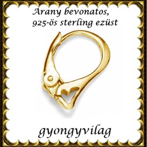Inchidere pentru bijuterii din argint 925: inchidere pentru cercei cu inchidere franceza de siguranta EFK K 28G - Artynos.ro