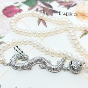 Colier de perle închis de dragon -  - Artynos.ro