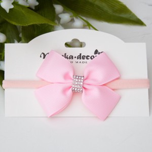 Bentita elastica pentru par - Roz deschis, Imbracaminte si moda, Accesorii par, Banda de par si agrafe par, , ARTYNOS