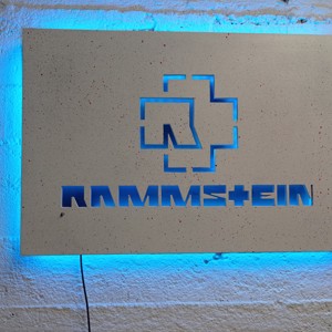 Rammstein - pictură murală iluminată -  - Artynos.ro