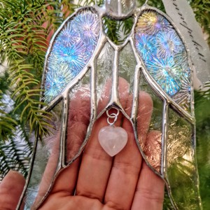 Înger de cristal cu aripă goală și sticlă cu flori de gheață - crăciun - cadouri de moș crăciun - cadouri de moș crăciun - cadouri de moș crăciun - Artynos.ro