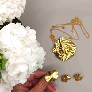  Floare cu mărgele din alamă bijuterie - bijuterii - seturi de bijuterii - Artynos.ro