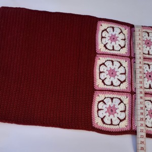 Set capac de carte croșetat 100% microfibră acrilic fire capac de carte + marcaj croșetat floare -  - Artynos.ro