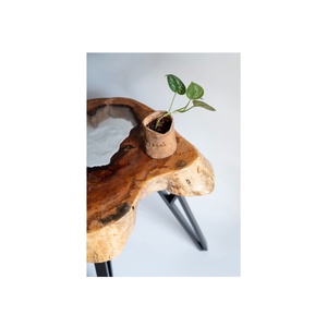 Masa cafea din lemn de fag cu insertie de rasina epoxidica. - casă & stil de viață - echipamente de bucătărie - accesorii de servire - măsuță de servire - Artynos.ro
