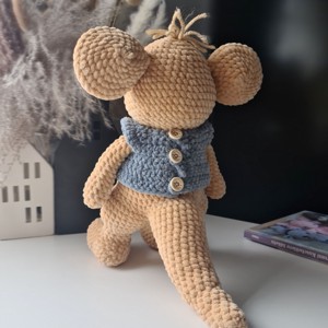 Păpușă de buzunar croșetată  Winnie the Pooh - jucării și echipamente pentru copii - plușuri - personaje de basm din pluș - Artynos.ro