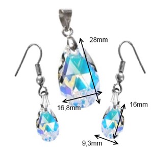 Swarovski cristal 16-28 mm picătură set în mai multe culori -  - Artynos.ro