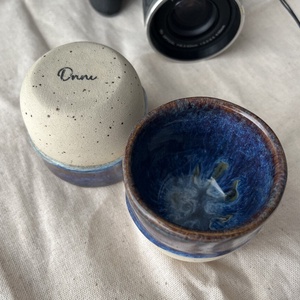 Set canute espresso 80 ml Ocean Touch - arte vizuale și accesorii  - sculptură - sculpturi și figurine din ceramică - Artynos.ro