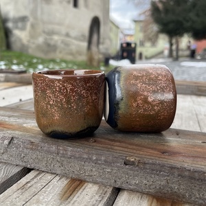 Set canute espresso ceramica 80 ml � Autumn Brew - casă & stil de viață - echipamente de bucătărie - accesorii de servire - căni - Artynos.ro