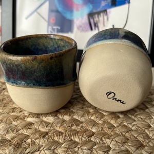 Set 2 cani espresso 80 ml � Amber Stream - casă & stil de viață - echipamente de bucătărie - accesorii de servire - căni - Artynos.ro