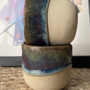 Set 2 cani espresso 80 ml � Amber Stream - casă & stil de viață - echipamente de bucătărie - accesorii de servire - căni - Artynos.ro