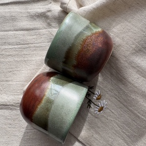 Set 2 cani espresso 80 ml � Quiet Forest - Artynos.ro