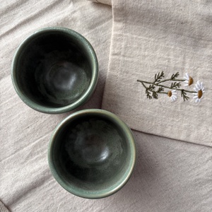 Set 2 cani espresso 80 ml � Quiet Forest - casă & stil de viață - echipamente de bucătărie - accesorii de servire - căni - Artynos.ro