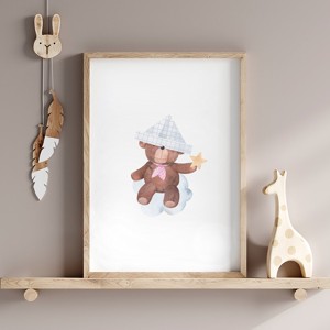 Imagine personalizată pentru camera copiilor, decorațiuni pentru camera copilului, set de artă de perete cu animale din pădure 3 buc -  - Artynos.ro