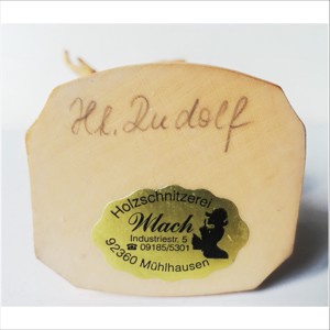 Vintage Saint Rudolf, sculptură originală din lemn - arte vizuale și accesorii  - sculptură - statuie lemn - Artynos.ro