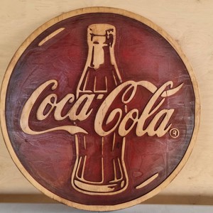 Coca-Cola  masa sau decor de perete 74 cm, Casa & Stil de viata, Mobilier artizanal, Mese, , ARTYNOS