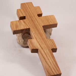Cruce de perete greco-catolică, cruce de lemn -  - Artynos.ro