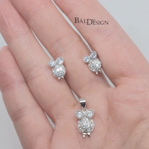Set de bufnite din argint, , , ARTYNOS
