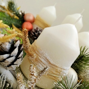 Coronita de Advent - accesorii de crăciun - decorațiuni de advent - decorațiuni de lumânări advent  - Artynos.ro