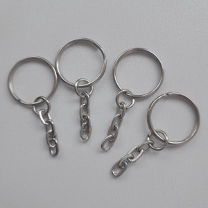 Baza pentru breloc - 20mm - culoare rodiu - 20 buc / pachet - Artynos.ro