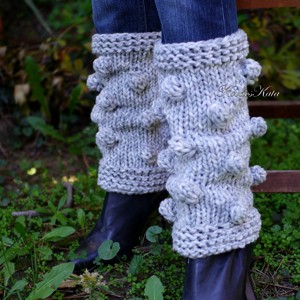 BOHÉM BOGYÓS - tricotat manual, Imbracaminte si moda, Pantofi, papuci, sosete, Incalzitor picioare, Impletitura, ARTYNOS