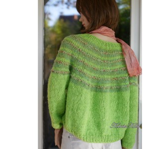 LAPO LUX - pulover tricotat manual din cașmir exclusiv babyalpaca - îmbrăcăminte și modă - haine damă - hanorace, cardigane - Artynos.ro