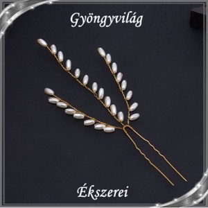 Bijuterii, ornamente de păr, catarame de păr: nuntă, mireasă, ornament de păr casual S-H-TŰ14 a-t.set alb (4pcs) -  - Artynos.ro