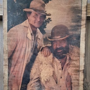 Bud Spencer Terence Hillpoza din lemn, Casa & Stil de viata, Accesorii pentru decorat casa, Picturi murale, Arta de perete din lemn, , ARTYNOS