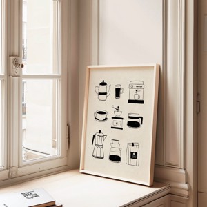 Poster de cafea, decor de perete bucătărie, imagine -  - Artynos.ro