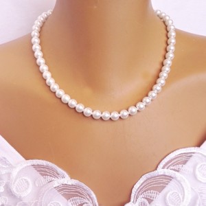 set de bijuterii clasic cu perle - accesorii nuntă - bijuterii mireasă - set bijuterii de mireasă - Artynos.ro