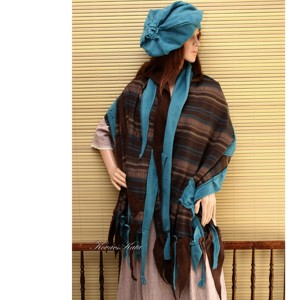 Set PAPAYA - eșarfă + șapcă - îmbrăcăminte și modă - eșarfe, pălării, fularuri - set eșarfe pălărie - Artynos.ro