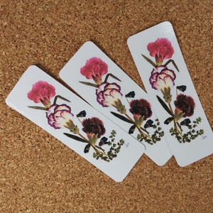 Set 3 Semne de carte cu Flori  KjS Pr LM - 05, Casă & Stil de viață, Accesorii pentru decorat casa, Decorațiuni de masă și decorațiuni pentru rafturi , Suport carte, Altele, Arta de hârtie, ARTYNOS