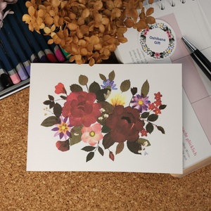 Felicitare cu flori in Print FMS Pr LM 1003 - casă & stil de viață - papetărie de hârtie - invitații, felicitări - Artynos.ro