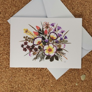 Felicitare cu flori in Print FMS Pr LM 1004 - Artynos.ro