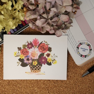 Felicitare cu flori in Print FMS Pr LM 1009 - Artynos.ro