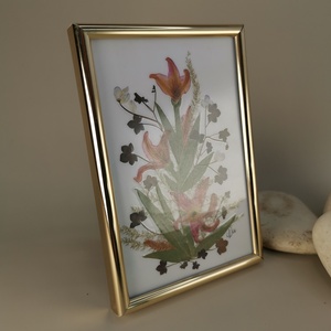 Tablou cu flori presate unicat cadou delicat unicat  - casă & stil de viață - decorațiuni de casă - decorațiuni de masă și rafturi - grădini din sticlă - Artynos.ro