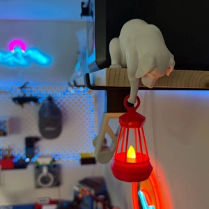 Decorațiune de raft cu câini și lampion -  - Artynos.ro