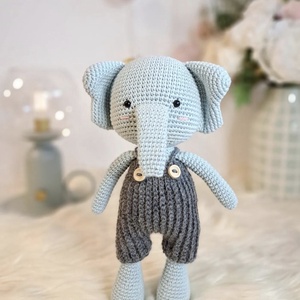 Jucarii crosetate manual. Elefant, Jucarii si echipamente pentru copii, Jucarii si accesorii pentru copii, Papusi de joaca, Crosetat, ARTYNOS