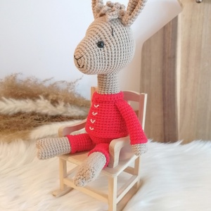 Llama Llama, personaj crosetat  - jucării și echipamente pentru copii - jucării și accesorii pentru copii - păpuși de joacă - Artynos.ro