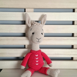 Llama Llama, personaj crosetat  - jucării și echipamente pentru copii - jucării și accesorii pentru copii - păpuși de joacă - Artynos.ro
