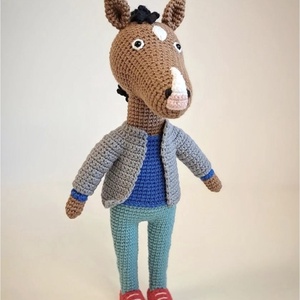 BoJack Horseman, personaj crosetat - jucării și echipamente pentru copii - jucării și accesorii pentru copii - păpuși de joacă - Artynos.ro