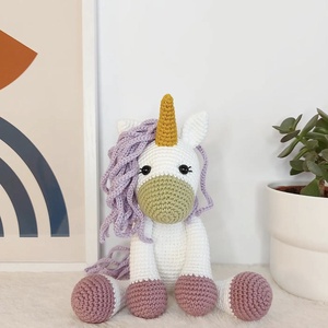 Unicorn crosetat manual, Jucarii si echipamente pentru copii, Plusuri, Unicorn, Crosetat, ARTYNOS