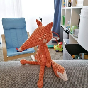 Vulpoi crosetat manual - jucării și echipamente pentru copii - plușuri - vulpe de pluș - Artynos.ro