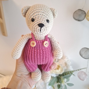 Ursulet crosetat manual - jucării și echipamente pentru copii - plușuri - ursuleț de pluș - Artynos.ro