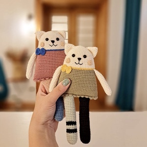 Pisicuta crosetata manual - jucării și echipamente pentru copii - plușuri - pisică de pluș - Artynos.ro