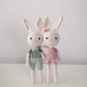 Iepuras crosetat 26cm. Fetita/Baietel , Jucarii si echipamente pentru copii, Plusuri, Iepure de plus, , ARTYNOS