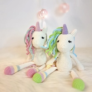 Unicorn crosetat manual - jucării și echipamente pentru copii - plușuri - unicorn - Artynos.ro